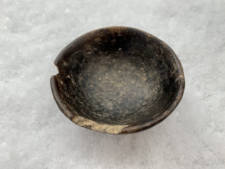 N004 - Neolithic Stone Age Ceramic Bowl (French Find)